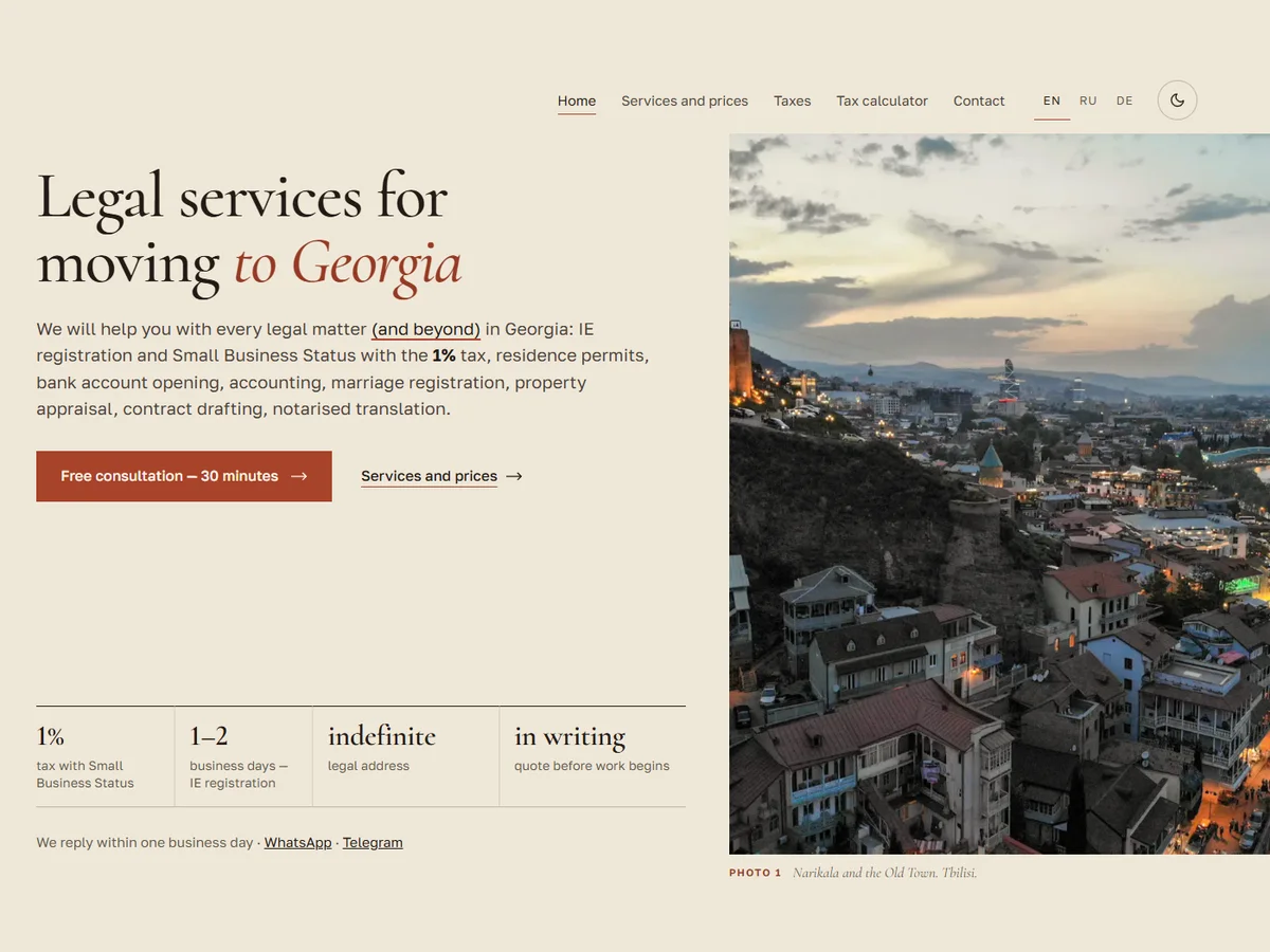 Lawyers for expats, in the client's language